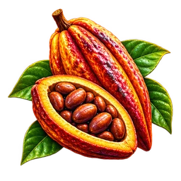 Cacao Pod symbol art